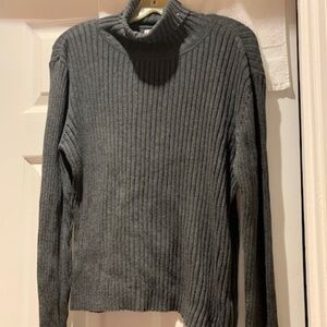 Vintage Tommy Hilfiger grey XL sweater turtleneck
